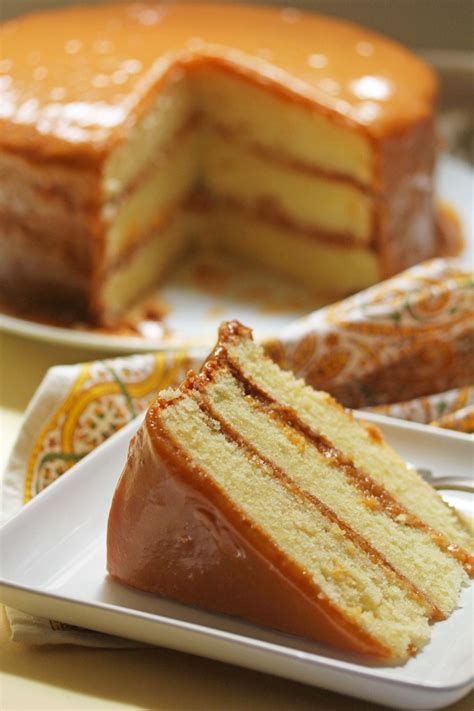 caramel cake icing recipe